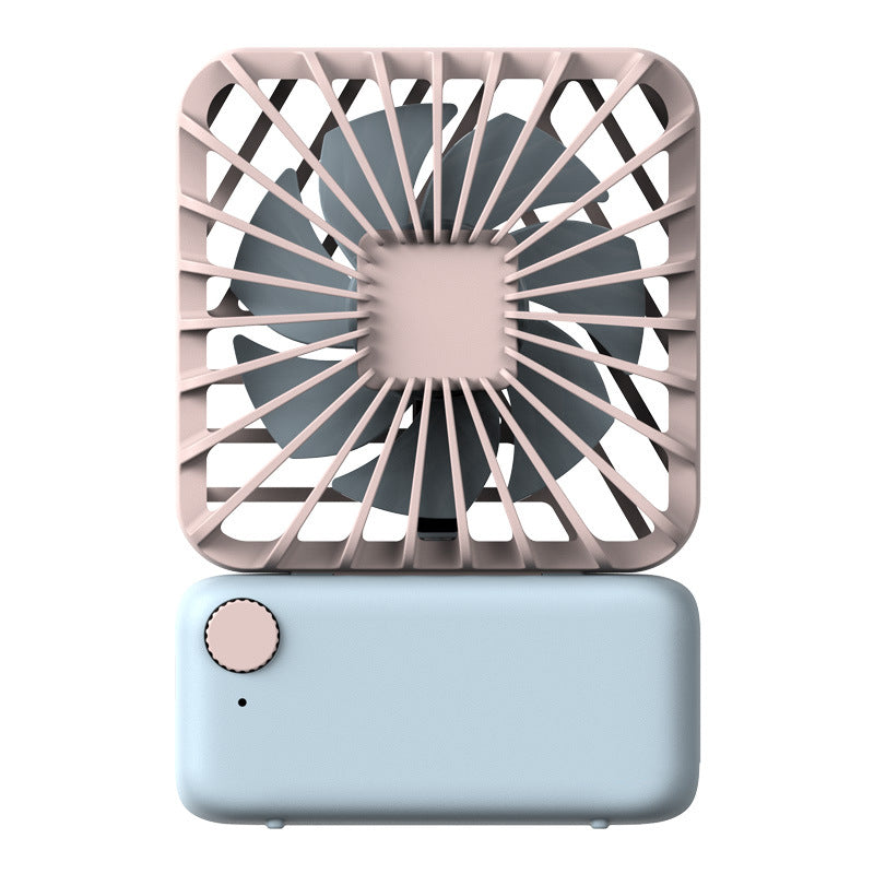 Square USB Rechargeable Neck Fan Portable Handheld Fan