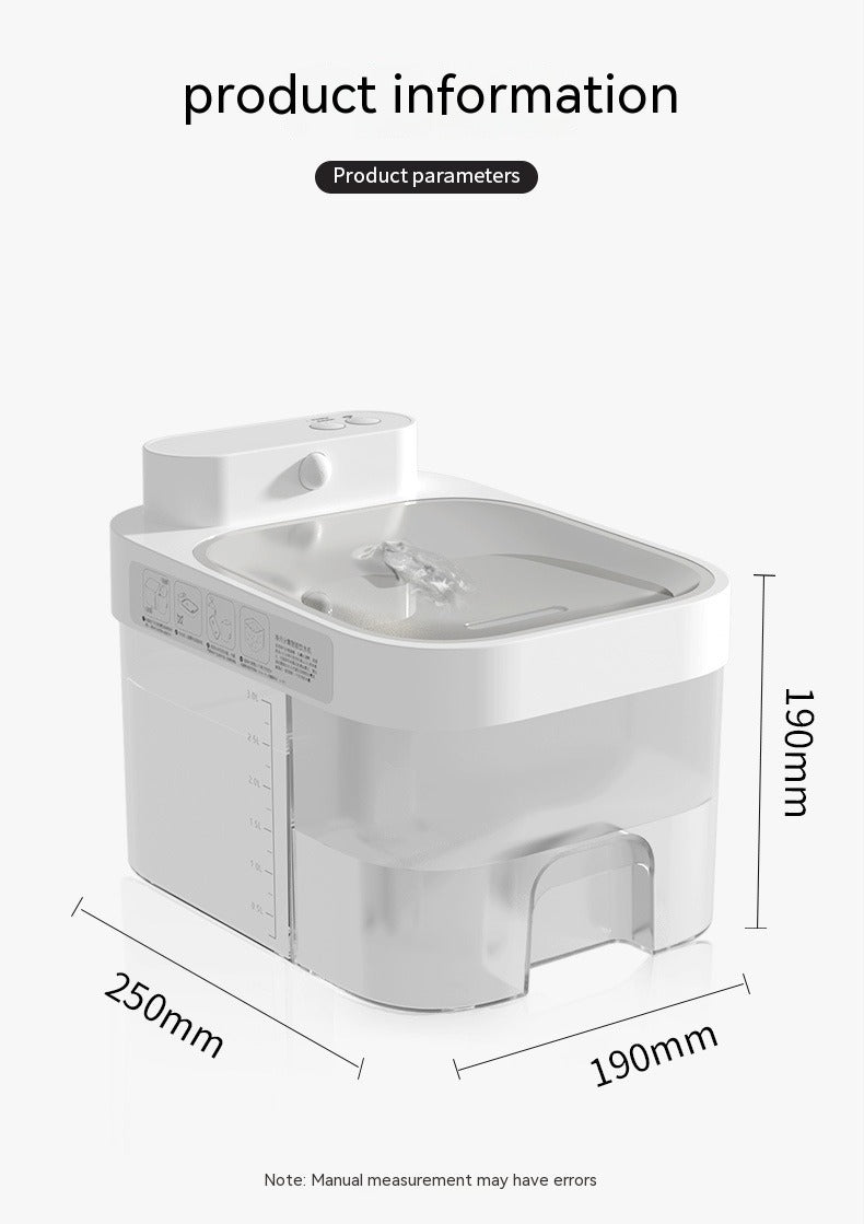 Automatic Cat Water Fountain with Filtration