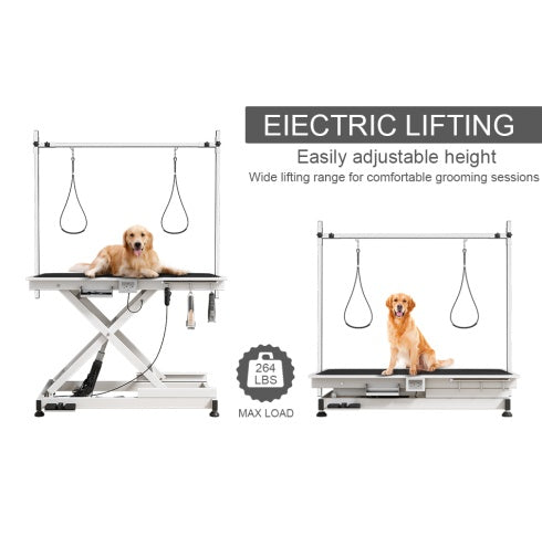Electric Pet Grooming Table, Adjustable Height