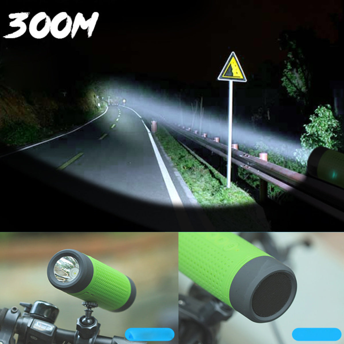 Bike Speaker &amp; Light with Bluetooth