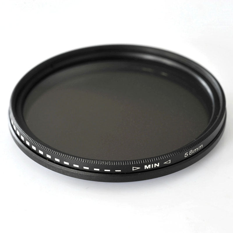 Adjustable ND Filter for Cameras Multi-Caliber