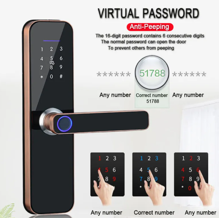 Fingerprint Electronic Combination Door Lock