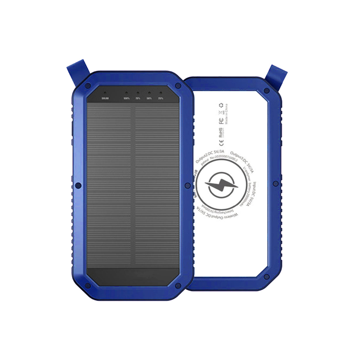 Sun Chaser Mini Solar Wireless Charger with LED Flood Light