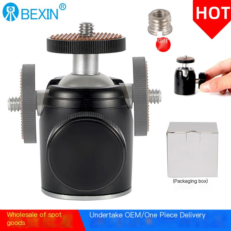 Metal Ball Head Mini Tripod for DSLR and Live Streaming