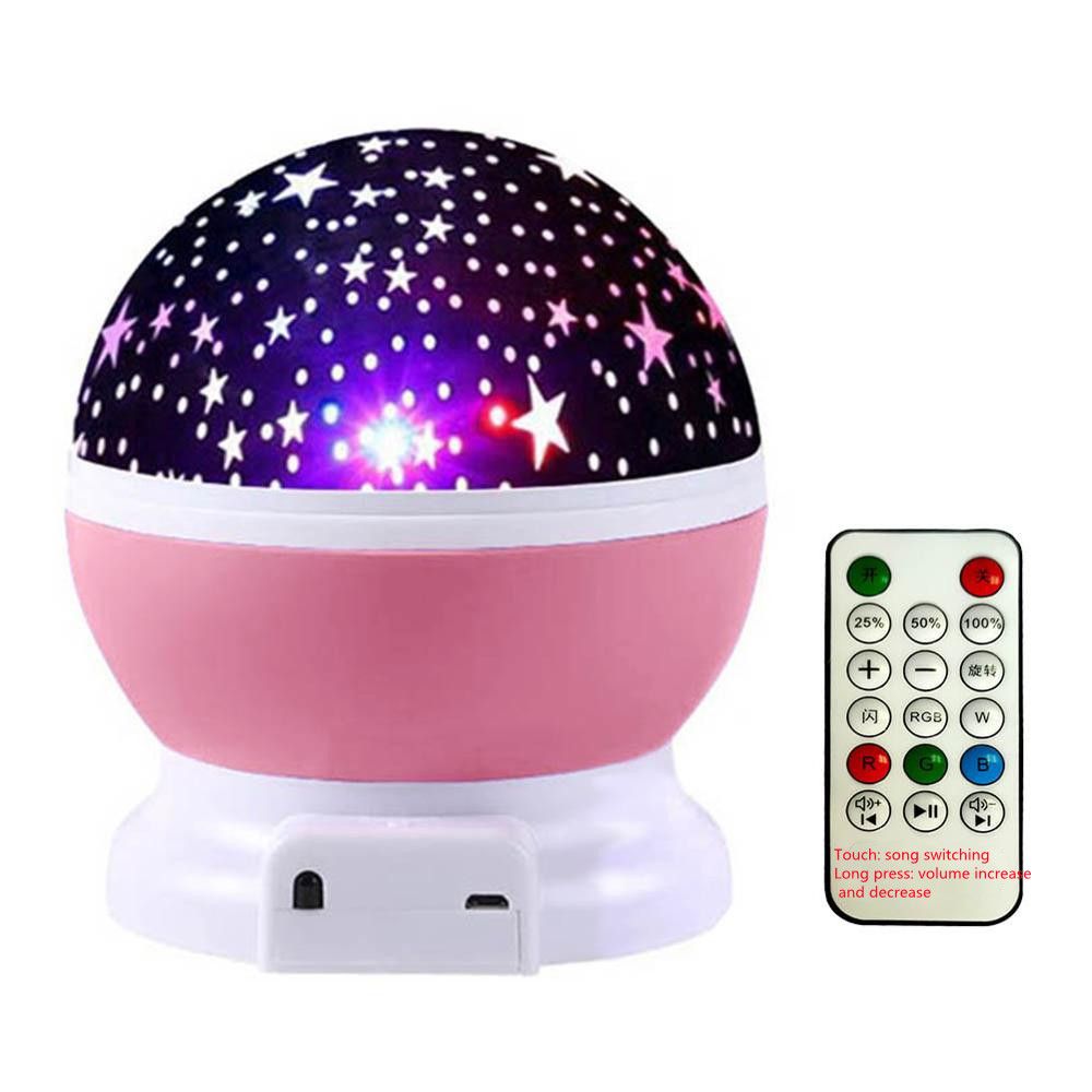Starry Sky LED Music Projector Light