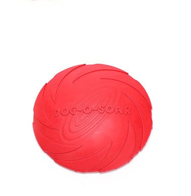 Safe Non-Toxic Rubber Dog Frisbee for Training