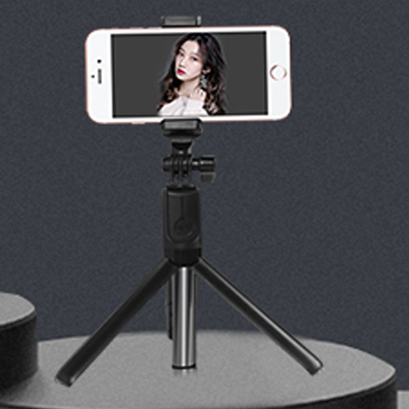 J861 Dual Light Bluetooth Selfie Stick with Tripod and LED Ring Light