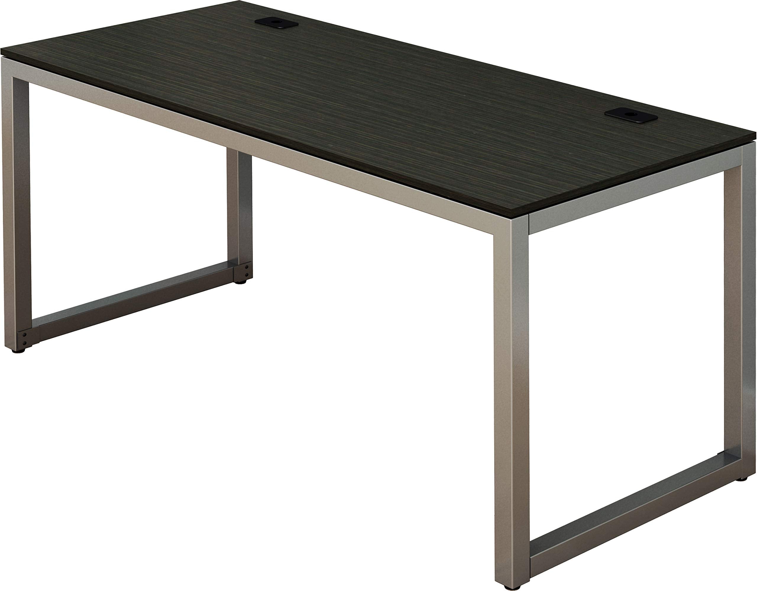 SHW 55-Inch Computer Desk, Espresso