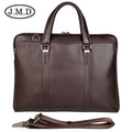 Genuine Leather Men's Document Bag for 15.6" Laptop