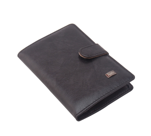 Brown Mouse Multi-Slot Leather Passport Holder