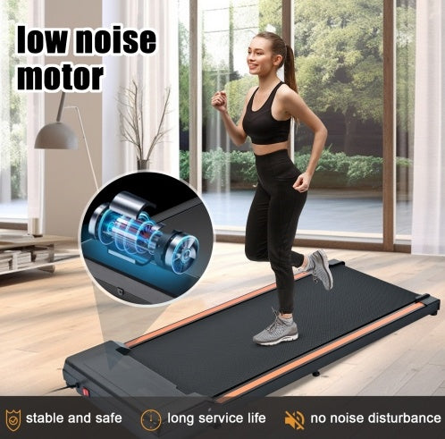 Under-Desk Walking Pad, 2.5HP, 300 lb Capacity