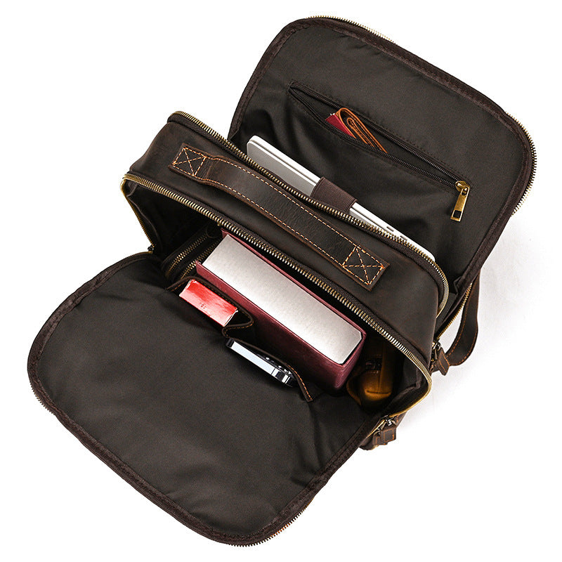 Vintage Leather Backpack