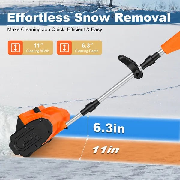 Cordless 500W Foldable Snow Shovel