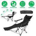 Reclining Camping Chair with Footrest