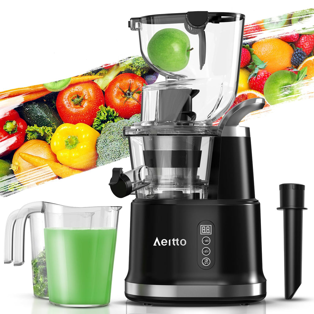 Wide-Chute Cold Press Masticating Juicer