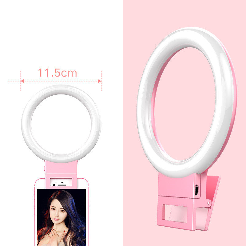 Mini HD Selfie Ring Light for Live Streaming and Photography