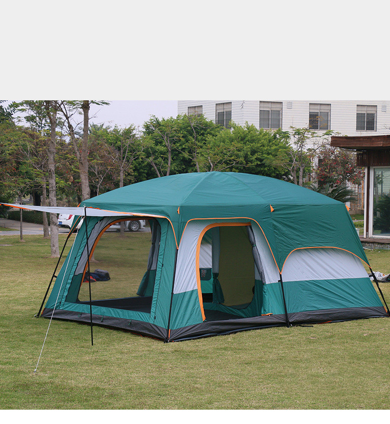 Double-Layer Waterproof Two-Room Camping Tent