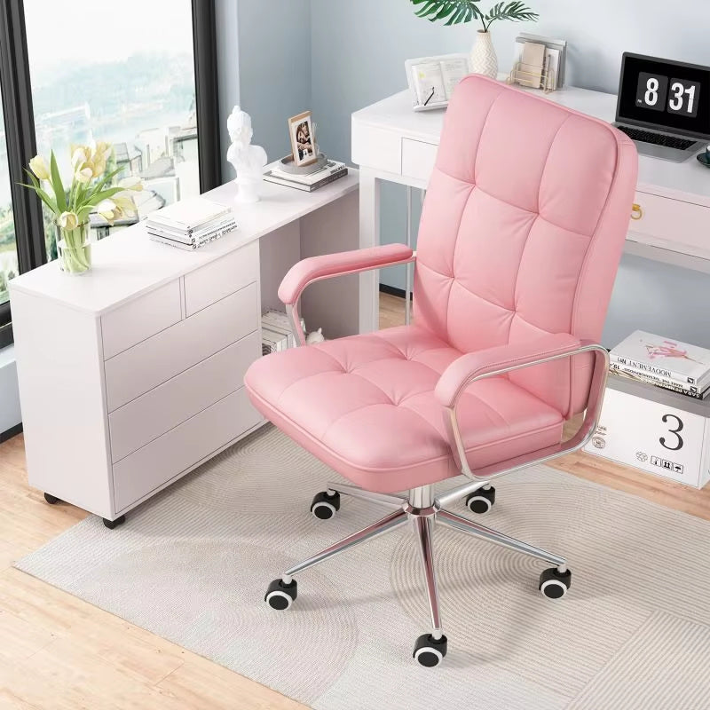 Leather Swivel Lift Office Chair, Executive