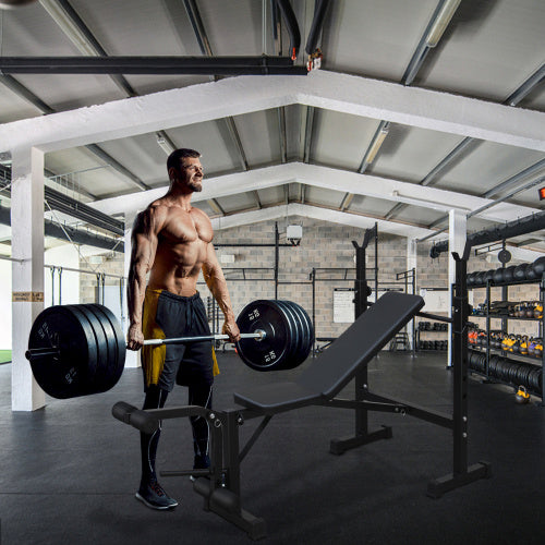 Olympic Weight Bench with Squat Rack
