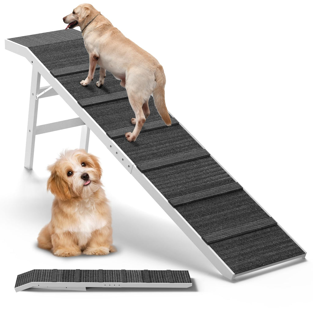 Folding Wood Dog Ramp, 74-Inch