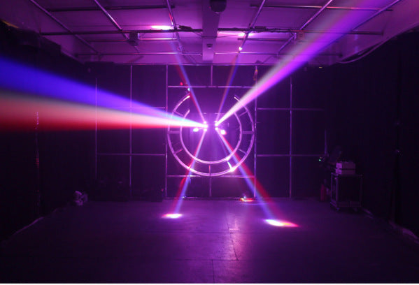 Dual-Head Moving Beam Stage Light
