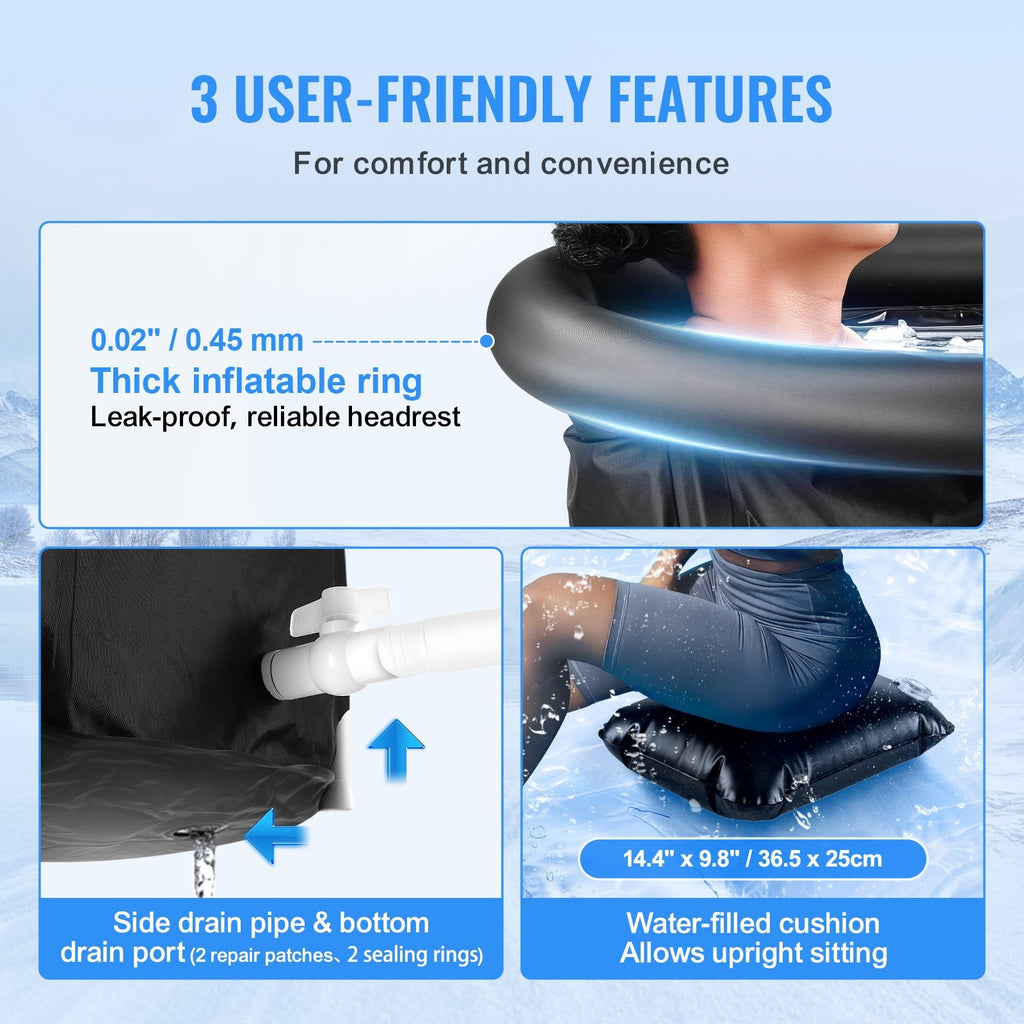 Portable Inflatable Ice Bath Tub