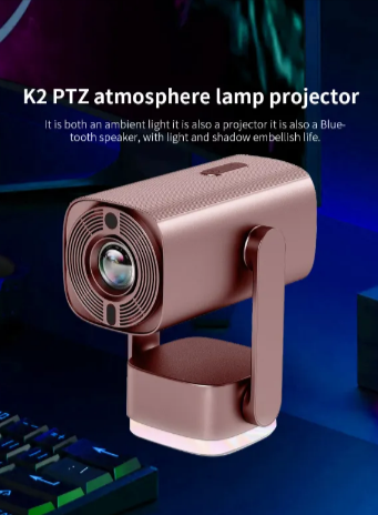 Full HD Portable Bedroom Projector with Battery