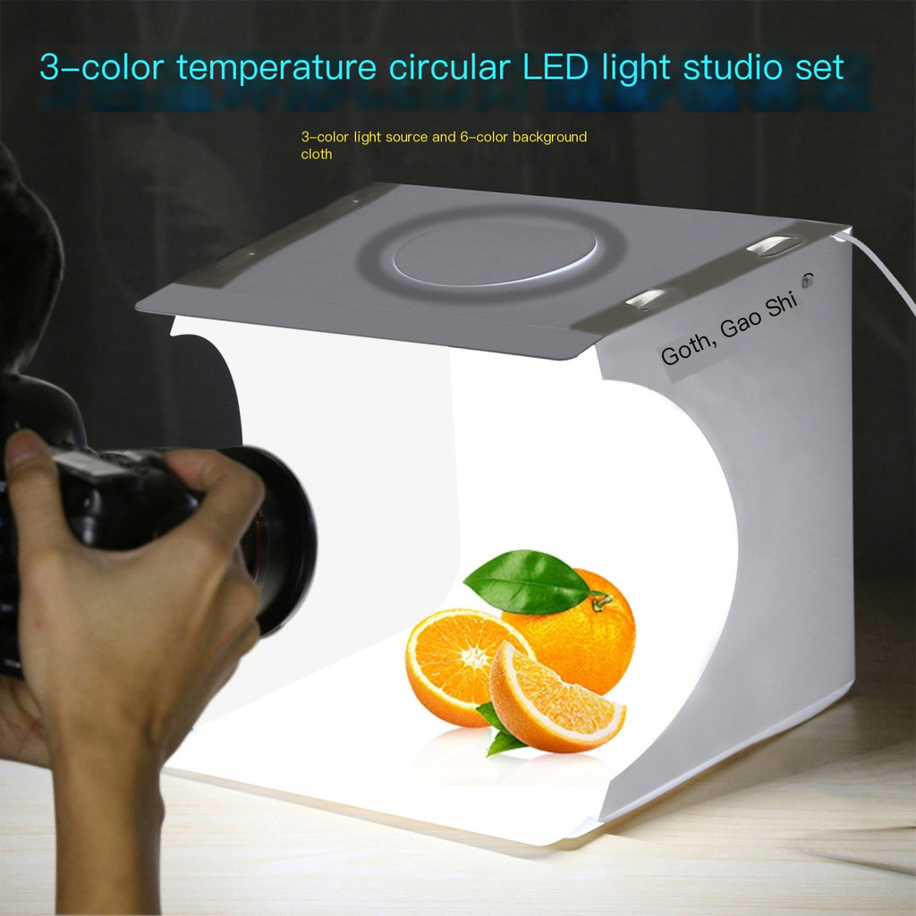 LED Ring Photo Studio Portable Lighting Kit