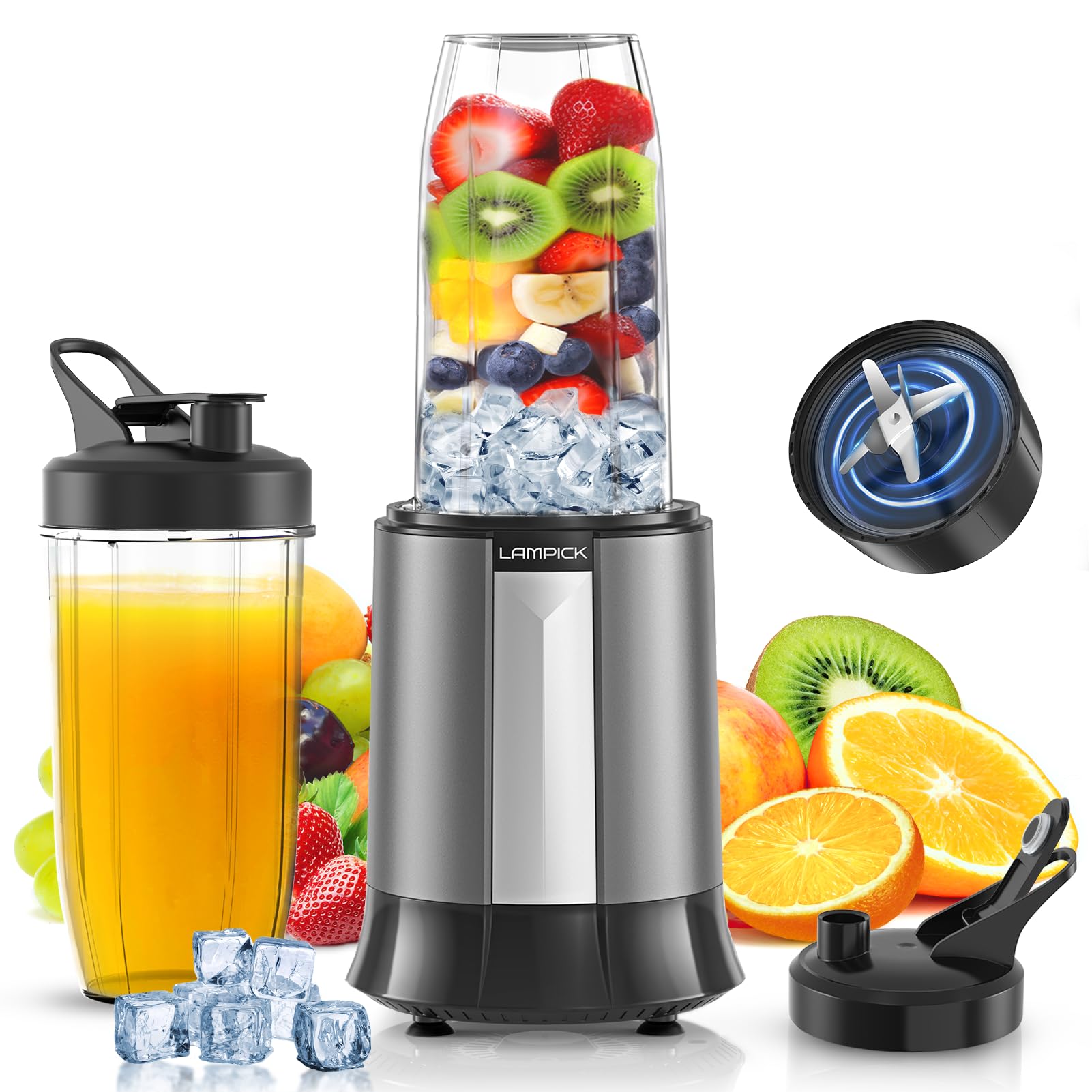 1300W Personal Blender with 2 To-Go Cups