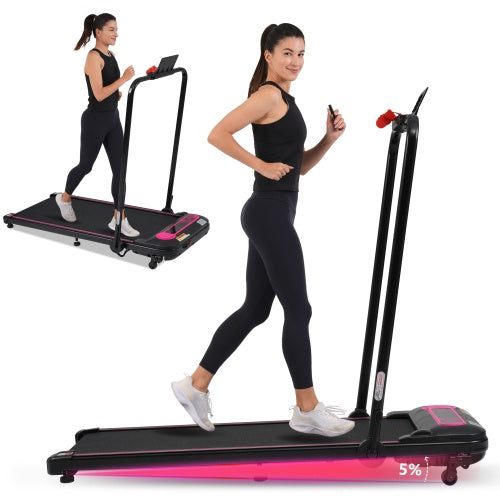 Folding Walking Pad Under-Desk Treadmill with Incline