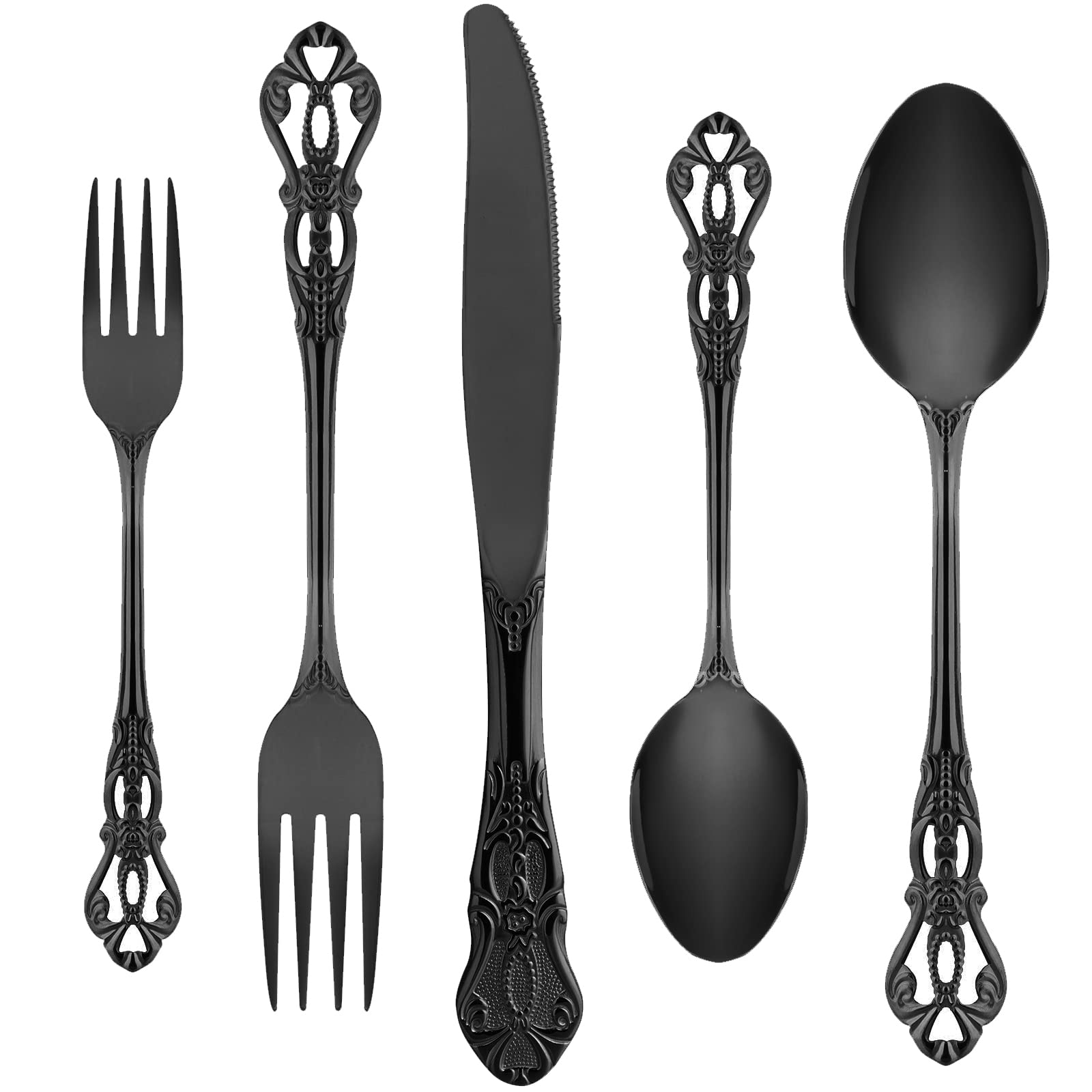 60-Piece Stainless Steel Flatware Set, Service for 12