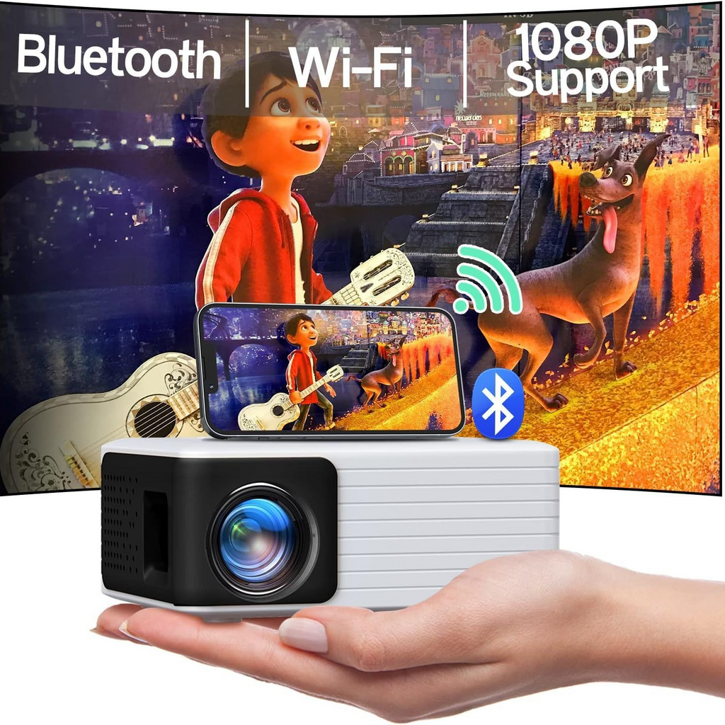 WiFi Wireless Projector, 720p HD