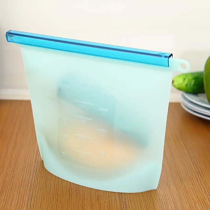 Thickened Silicone Food Storage Bag for Freezer Use