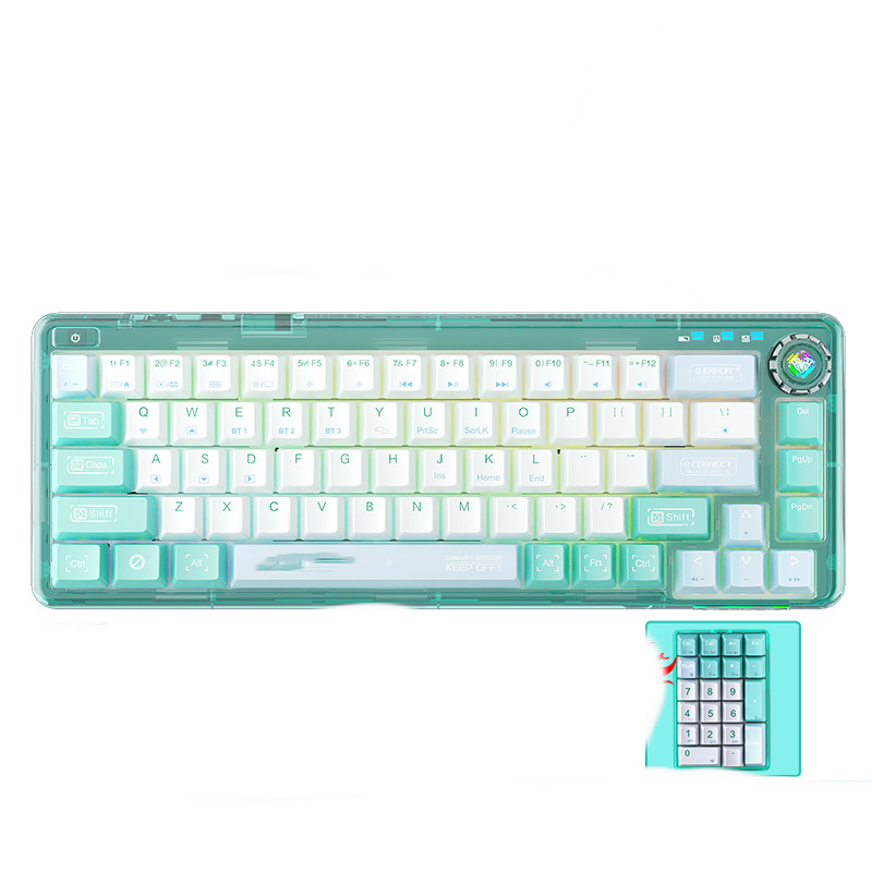 68-Key Hot-Swap Bluetooth Mechanical Keyboard