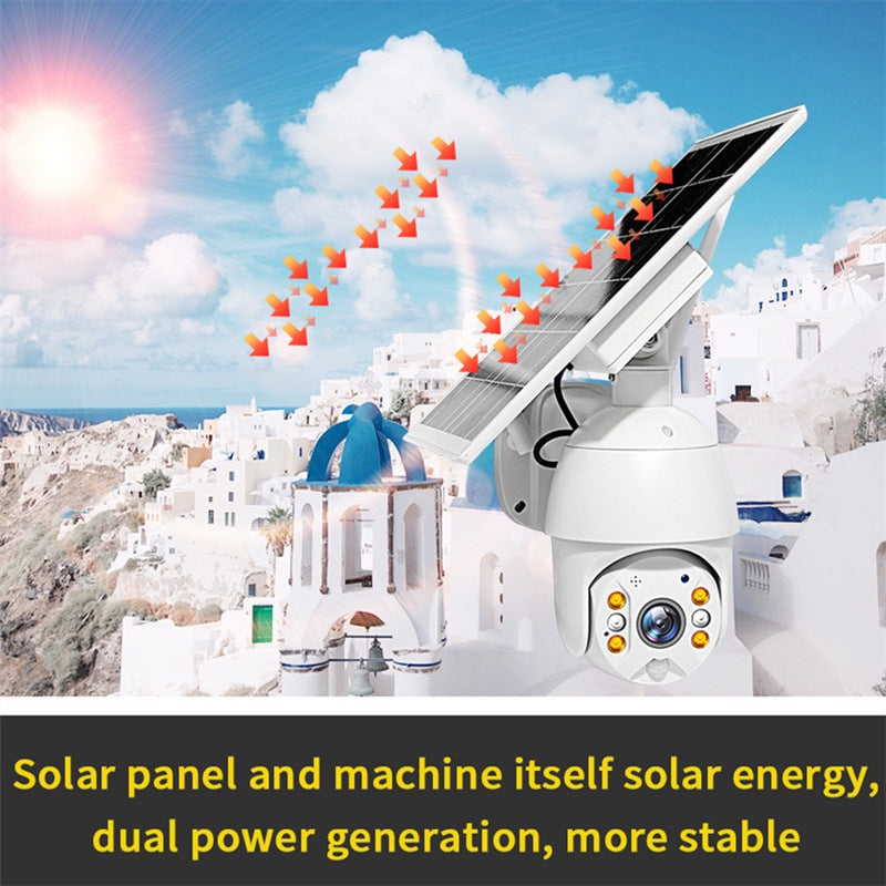 Solar-Powered 4G Security Camera