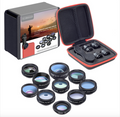 Multi-Function Fisheye Wide-Angle Macro and Zoom Lens Filter Set