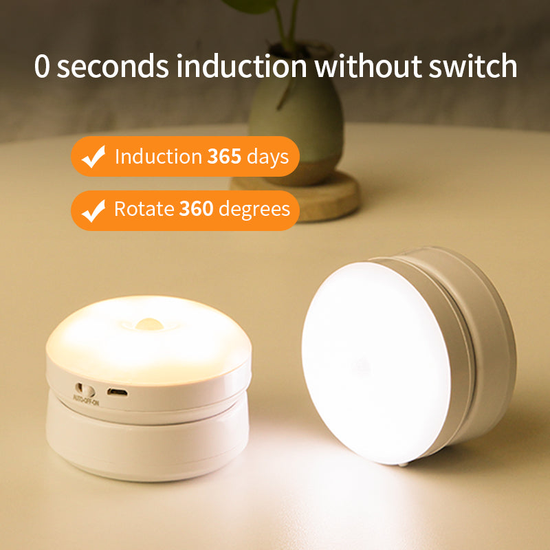 360 Rotating PIR Motion Sensor LED Magnetic Light