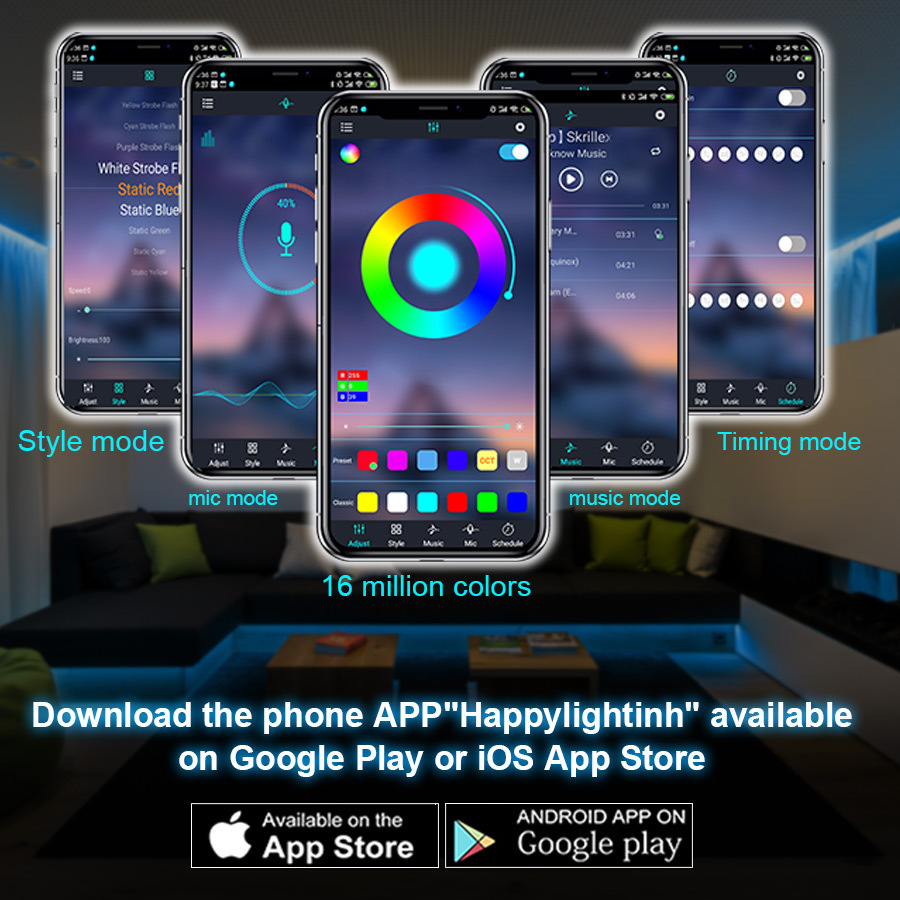 5050 RGB Strip Light All Variants