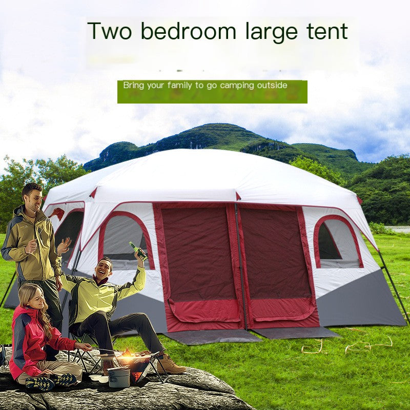 Two-Room Family Camping Tent