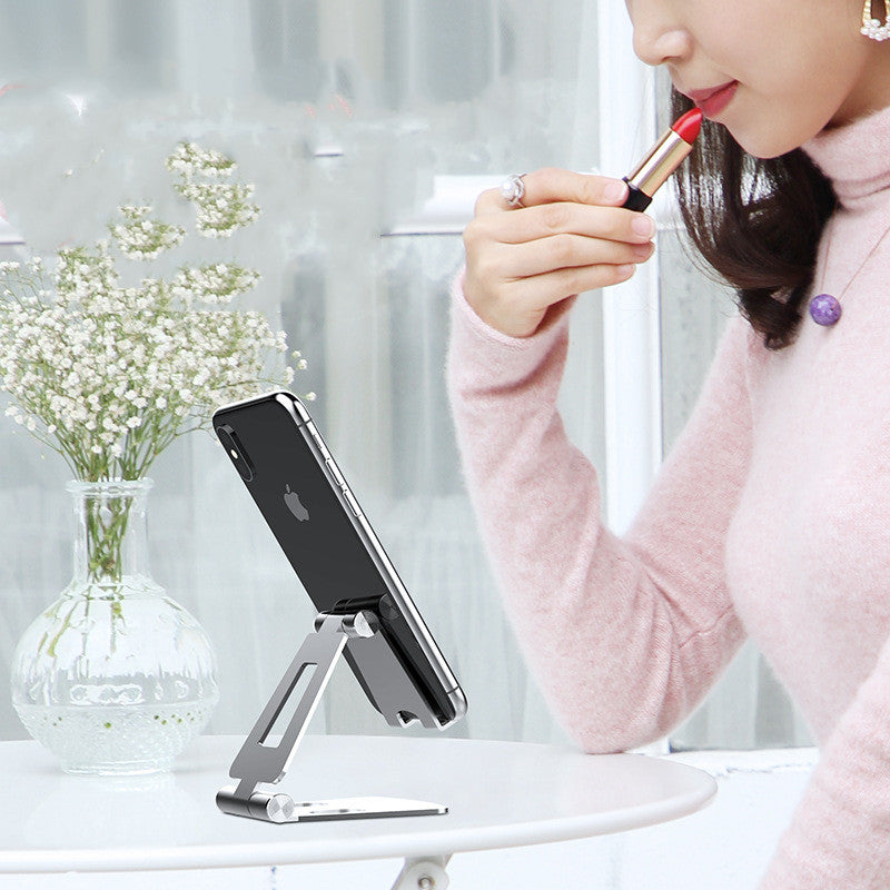 Portable Alloy Phone Desktop Stand (Foldable)