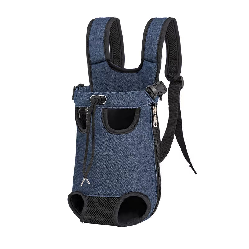 Adjustable Cat Carrier Bag Pet Double Shoulder Backpack