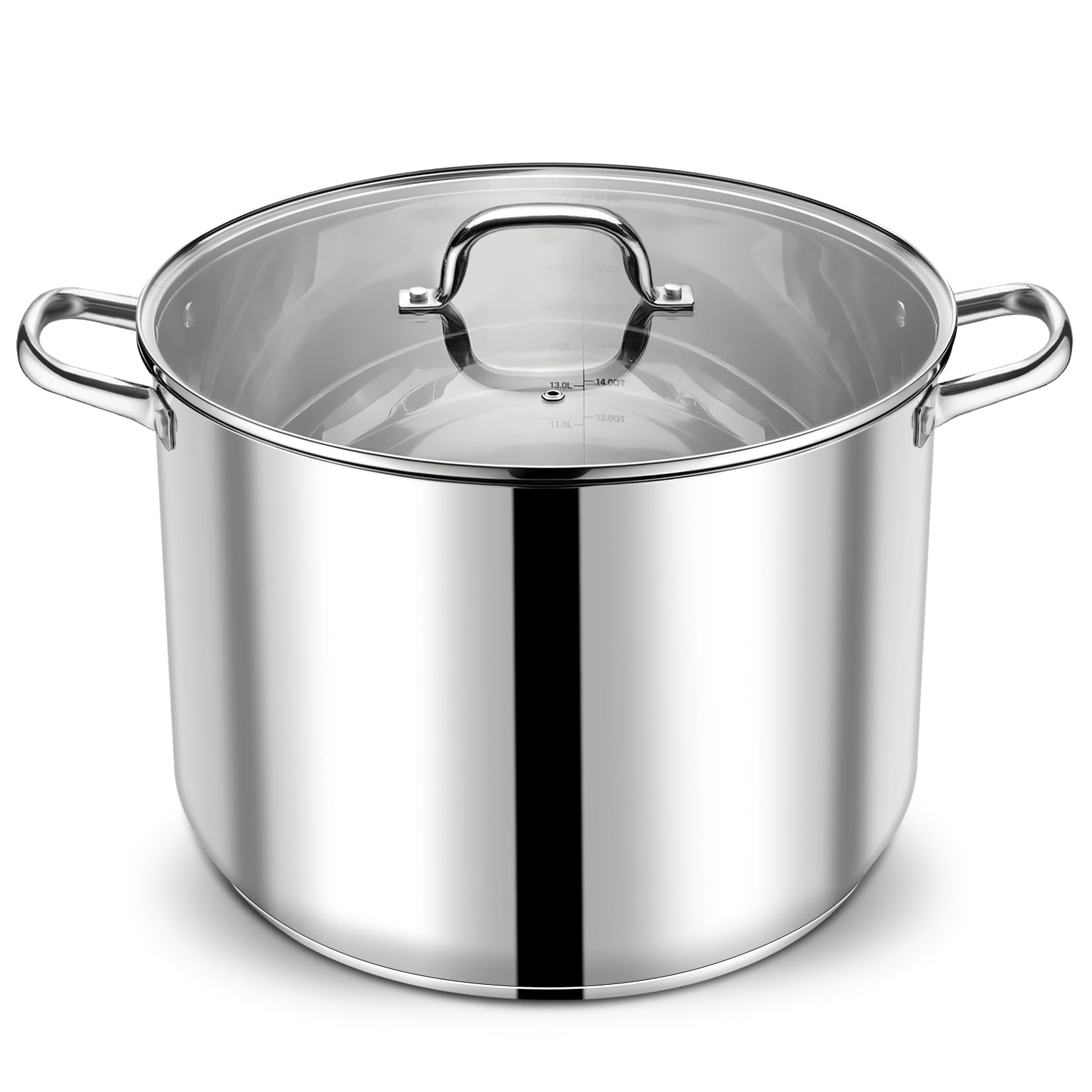 Stainless Steel Stock Pot, 24 Quart