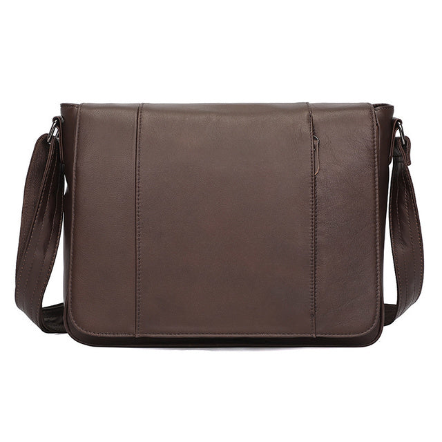 Oil Wax Leather Messenger Bag