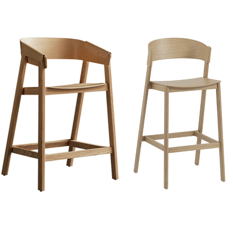 Japanese-Style High Bar Stool
