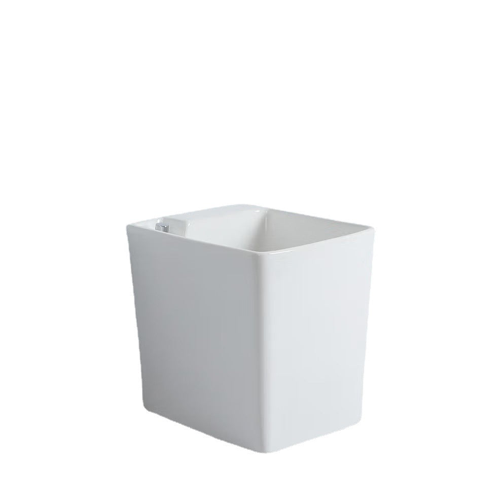 Large Ceramic Mop Sink with Overflow System