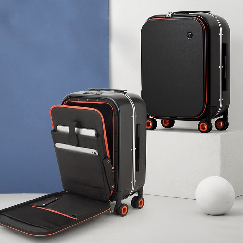 Aluminum Frame Hard Shell 22in Trolley Suitcase