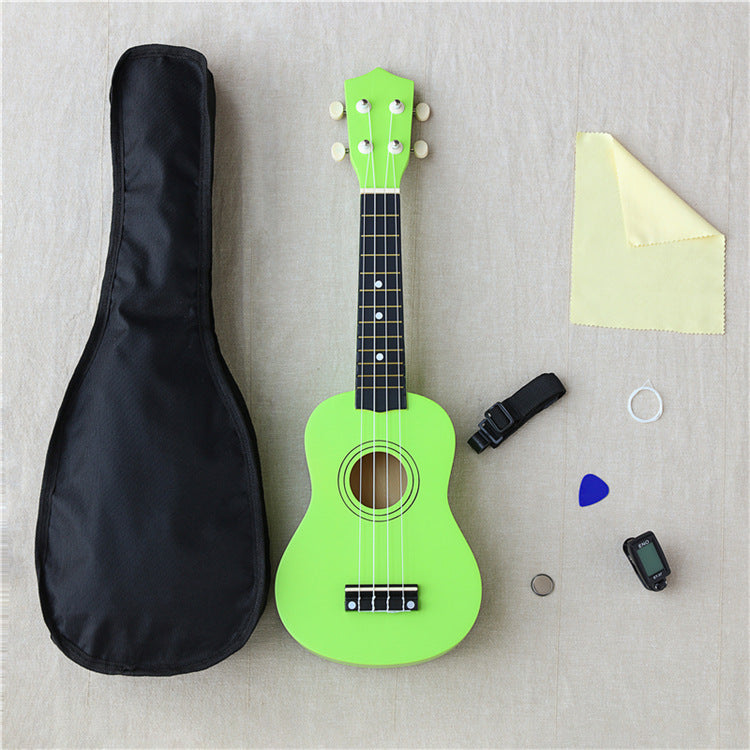 21-Inch Wooden Ukulele Acoustic Instrument