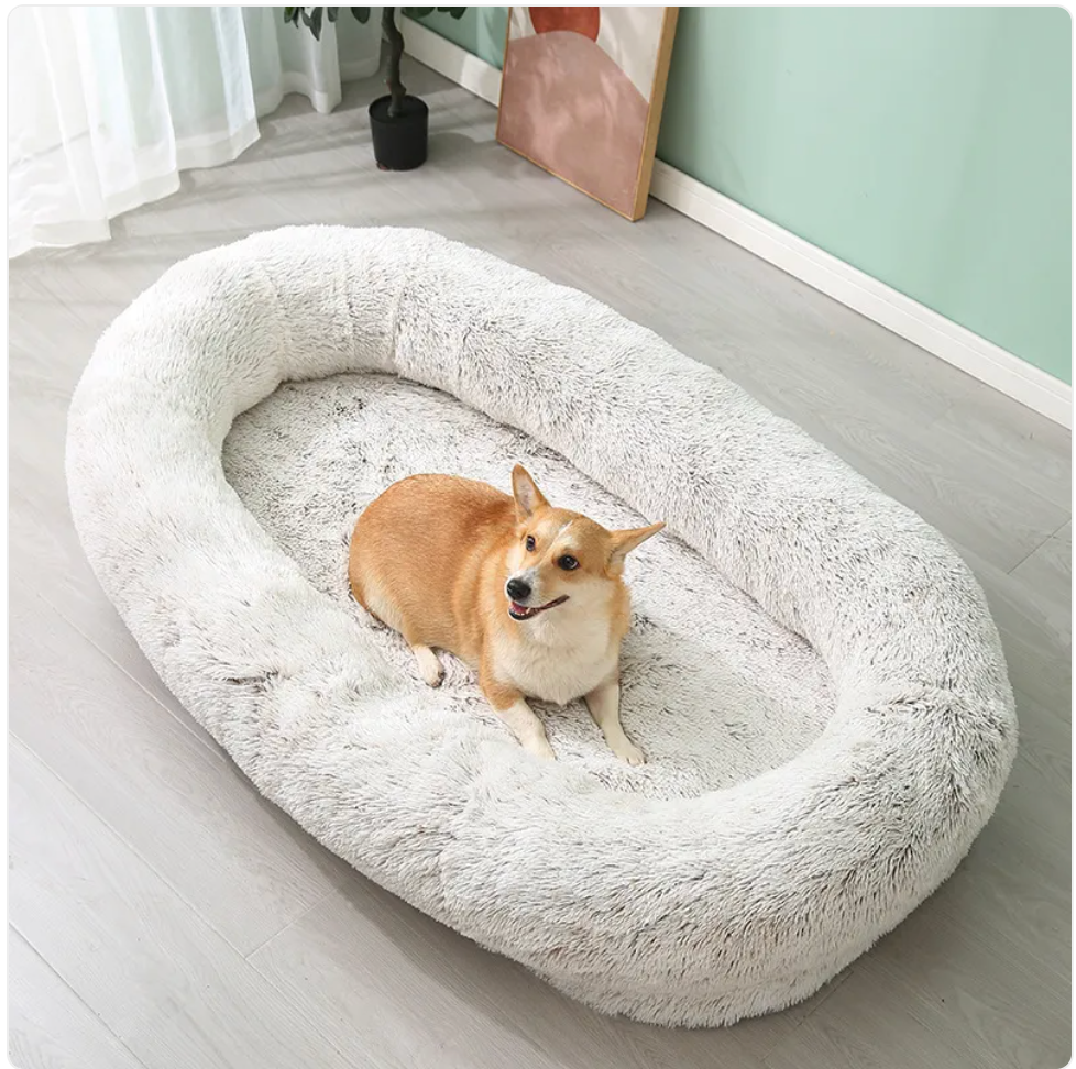 Plush Winter Pet Bed, Large
