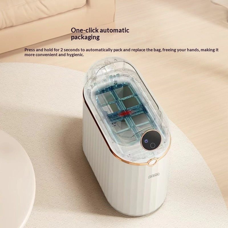 Automatic Smart Trash Can with Bag-Changing Induction