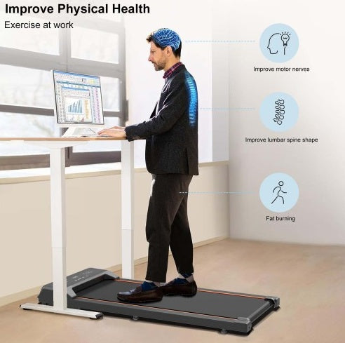 Walking Pad Under-Desk Treadmill with LED Display